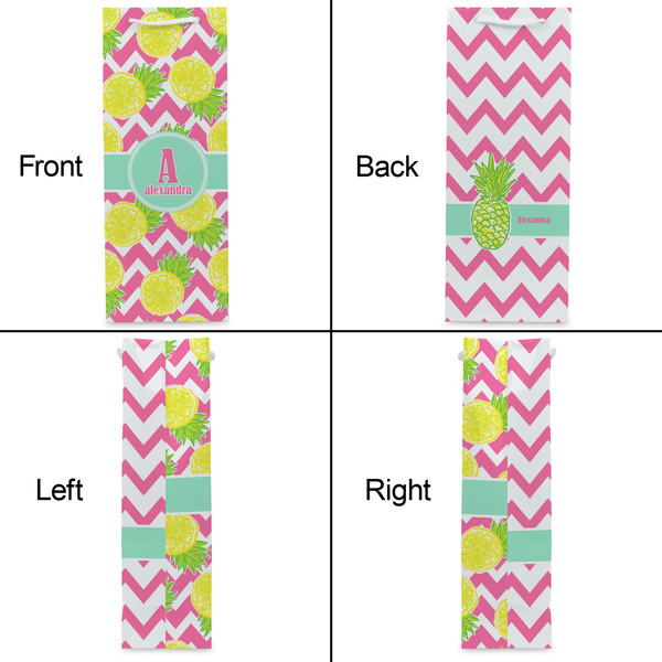 Pineapples Wine Gift Bag - Gloss - Approval