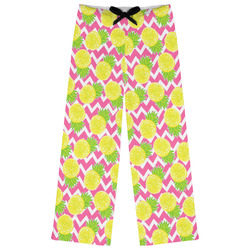 Pineapples Womens Pajama Pants - L
