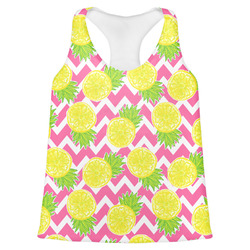 Pineapples Womens Racerback Tank Top - Large