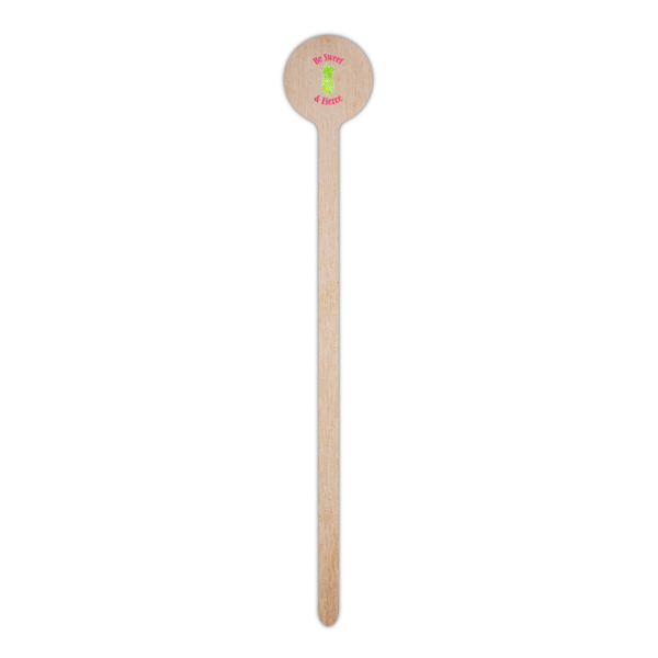 Pineapples Wooden 6" Stir Stick - Round - Single Stick