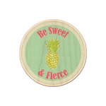 Pineapples Genuine Maple or Cherry Wood Sticker (Personalized)