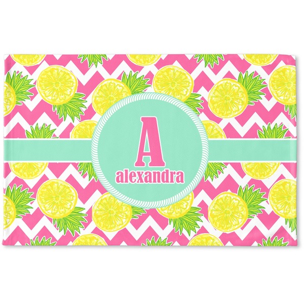 Custom Pineapples Woven Mat (Personalized)