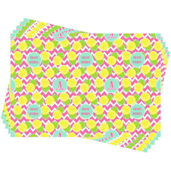 Pineapples Wrapping Paper - 5 Sheets Approval