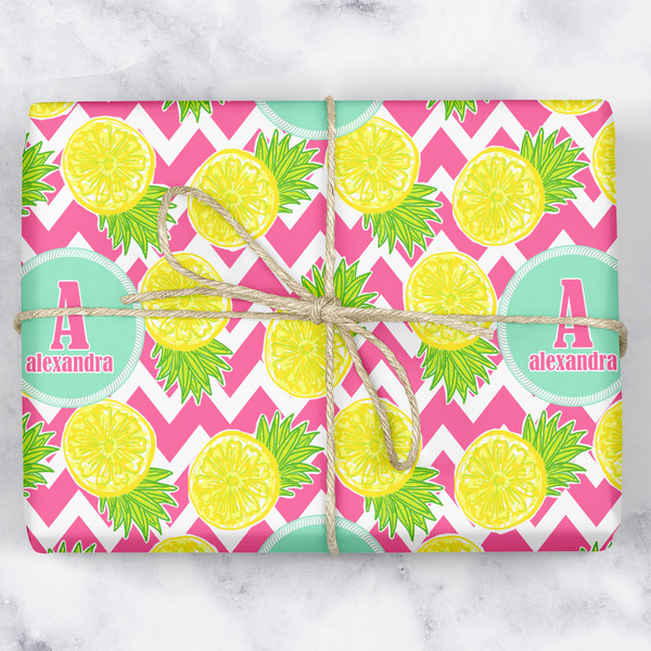 Custom Pineapples Wrapping Paper (Personalized)