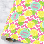 Pineapples Wrapping Paper Roll - Large (Personalized)