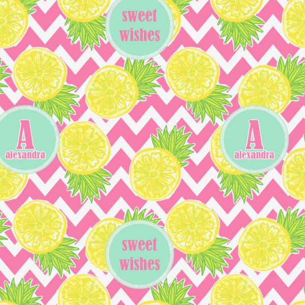 Pineapples Wrapping Paper Square