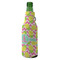 Pineapples Zipper Bottle Cooler - ANGLE (bottle)