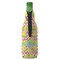 Pineapples Zipper Bottle Cooler - BACK (bottle)