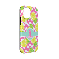 Pineapples iPhone Case - Rubber Lined - iPhone 13 Mini (Personalized)