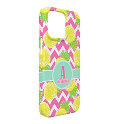 Pineapples iPhone Case - Plastic - iPhone 13 Pro Max (Personalized)