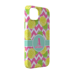 Pineapples iPhone Case - Plastic - iPhone 14 (Personalized)