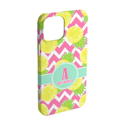 Pineapples iPhone Case - Plastic - iPhone 15 (Personalized)
