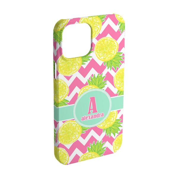 Custom Pineapples iPhone Case - Plastic - iPhone 15 (Personalized)
