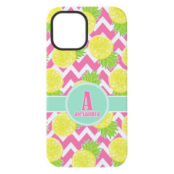 Pineapples iPhone 15 Plus Tough Case - Back