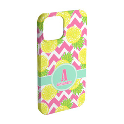 Pineapples iPhone Case - Plastic - iPhone 15 Pro (Personalized)