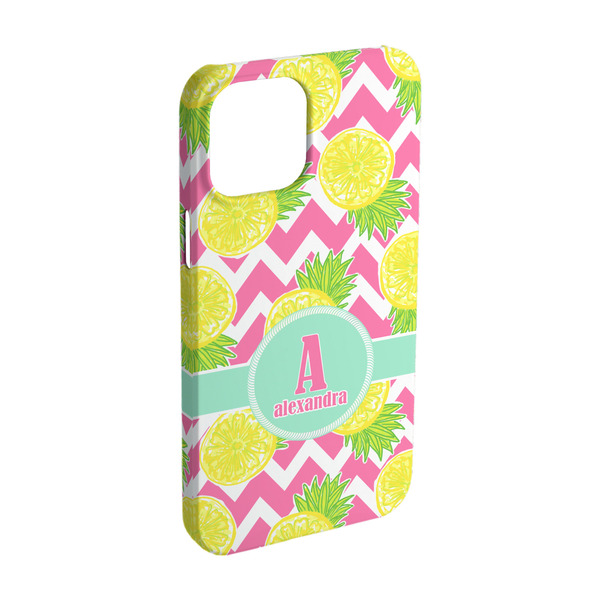 Custom Pineapples iPhone Case - Plastic - iPhone 15 Pro (Personalized)
