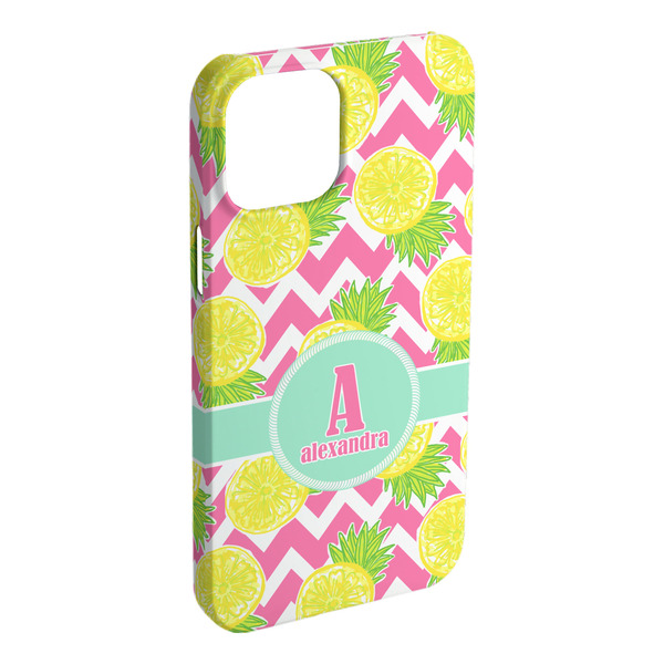 Custom Pineapples iPhone Case - Plastic (Personalized)