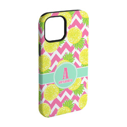 Pineapples iPhone Case - Rubber Lined - iPhone 15 (Personalized)