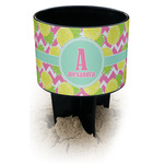 Pineapples Black Beach Spiker Drink Holder (Personalized)