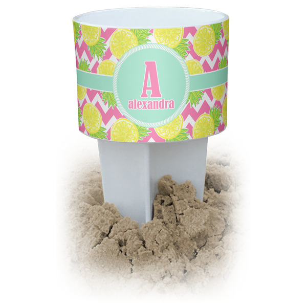 Custom Pineapples Beach Spiker Drink Holder (Personalized)