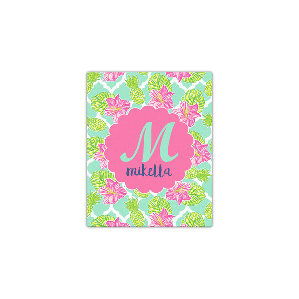 Preppy Hibiscus 11x14 - Canvas Print - Front View