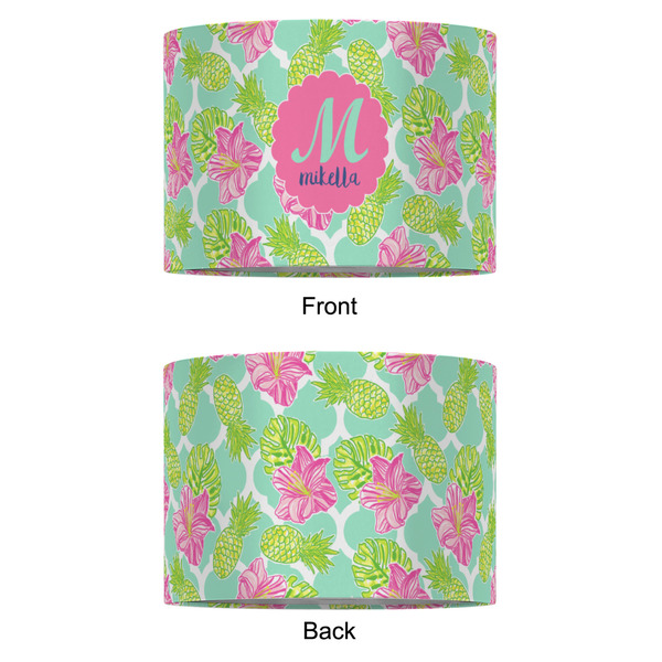 Preppy Hibiscus 16" Drum Lampshade - APPROVAL (Fabric)