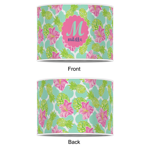 Preppy Hibiscus 16" Drum Lampshade - APPROVAL (Poly Film)