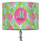 Preppy Hibiscus 16" Drum Lamp Shade - Fabric (Personalized)