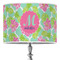 Preppy Hibiscus Drum Lamp Shade (Personalized)