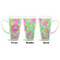 Preppy Hibiscus 16 Oz Latte Mug - Approval