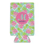 Preppy Hibiscus Can Cooler (Personalized)