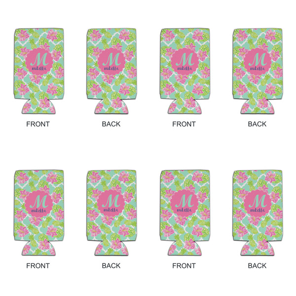 Preppy Hibiscus 16oz Can Sleeve - Set of 4 - APPROVAL