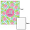 Preppy Hibiscus 16x20 - Matte Poster - Front & Back