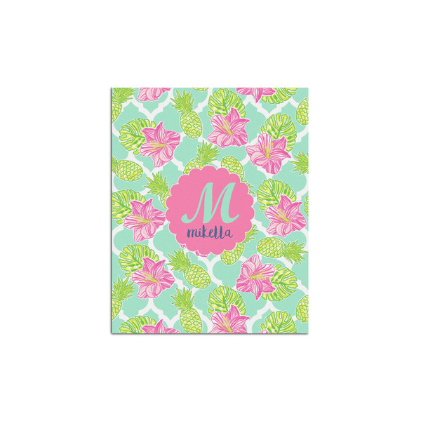 Custom Preppy Hibiscus Poster - Multiple Sizes (Personalized)