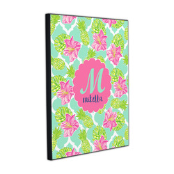 Preppy Hibiscus Wood Prints (Personalized)