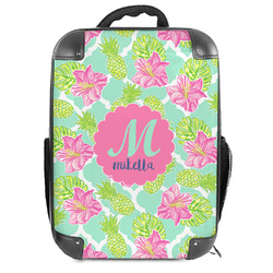 Preppy Hibiscus 18" Hard Shell Backpack (Personalized)