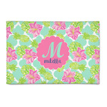 Preppy Hibiscus 2' x 3' Indoor Area Rug (Personalized)