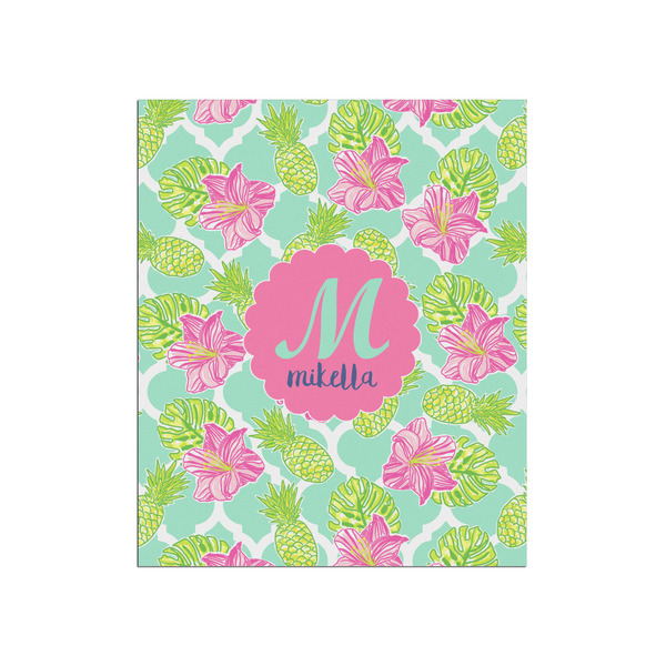 Custom Preppy Hibiscus Poster - Matte - 20x24 (Personalized)