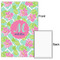 Preppy Hibiscus 24x36 - Matte Poster - Front & Back