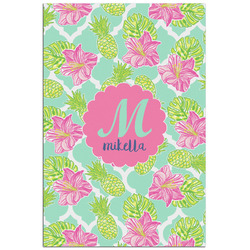 Preppy Hibiscus Poster - Matte - 24x36 (Personalized)