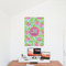 Preppy Hibiscus 24x36 - Matte Poster - On the Wall