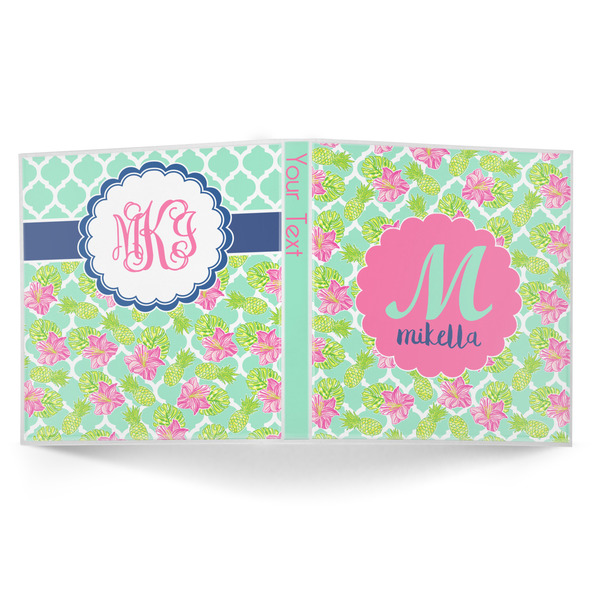 Preppy Hibiscus 3-Ring Binder Approval- 1in