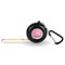 Preppy Hibiscus Pocket Tape Measure - 6 Ft w/ Carabiner Clip (Personalized)