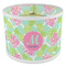 Preppy Hibiscus 8" Drum Lampshade - ANGLE Poly-Film