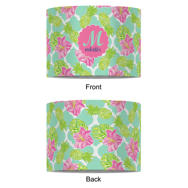 Preppy Hibiscus 8" Drum Lampshade - APPROVAL (Fabric)