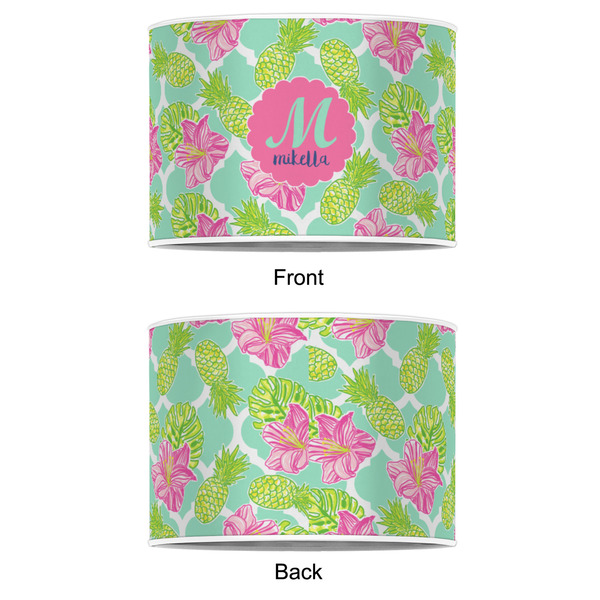 Preppy Hibiscus 8" Drum Lampshade - APPROVAL (Poly Film)