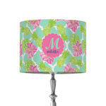 Preppy Hibiscus 8" Drum Lamp Shade - Fabric (Personalized)