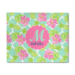 Preppy Hibiscus 8' x 10' Indoor Area Rug (Personalized)