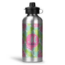 Preppy Hibiscus Water Bottles - 20 oz - Aluminum (Personalized)
