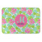 Preppy Hibiscus Anti-Fatigue Kitchen Mat (Personalized)